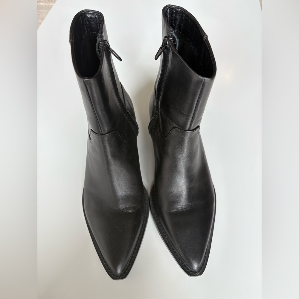 Zara Black Heeled Boots